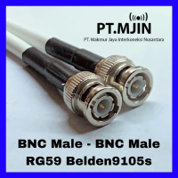 Kabel Belden 9105s Rg59 BNC male ke BNC male Panjang 2 Meter
