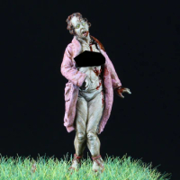 1/35 Scale Unpainted Resin Figure Zombie Woman GK figure