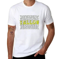 YELLOW T-Shirt vintage tees T-shirt men