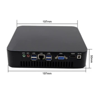 Barebone System core i7 7700T 4 Cores 8 Threads 1HD VGA LAN 4USB 3.0 Win10 Linux All-In-One PC computer hardware software