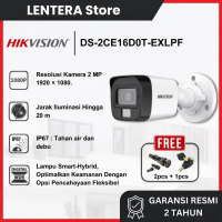 Cctv Hikvision DS-2CE16D0T-EXLPF Kamera Turbo HD Outdoor 2MP Cctv Tahan Cuaca - 2.8mm