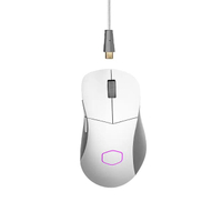 เมาส์เกมมิ่งไร้สายน้ำหนักเบาพิเศษพร้อมไฟRGBในตัว รุ่นMM731 สีขาว