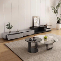 Nordic Floor Tv Stands Mobile Console Cabinet Shelf Retro Simplicity Tv Stands Designer Meuble Tv Salon Living Room Furniture
