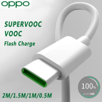 Original Oppo Usb Type C Cable Supervooc Vooc Fast Charging Data Cable Reno 7 Pro 5g 8 6 5 4 Find N X6 X5 Lite X3 F19 Pro+ Usbc