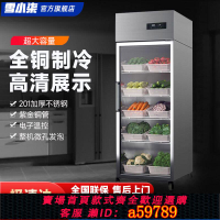 【台灣公司 可打統編】單門冷藏冷凍展示柜立式商用冰箱-10度雙門三開門保鮮柜玻璃冰柜