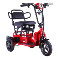 3 wheeler elderly folding mobility handicap disabled three wheel electric scooters with removable battery