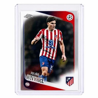 Julian Alvarez #154 Base Veteran | Atletico de Madrid Topps Chrome UEFA Club Competitions 2025/2026