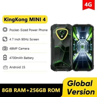 Cubot Kingkong Mini 4 Rugged 6GB+128GB/8GB+256GB 4.7 Inch 4700mAh LTE Android 15 NFC 8GB+256GB Black