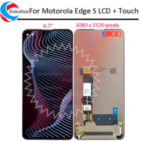 6.7'' For Motorola Edge S LCD Display Touch Panel Glass Screen Digitizer Assembly Replacement For Moto edge s LCD