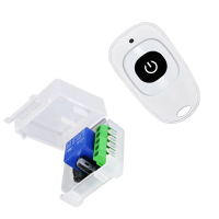Công tắc không dây, 315Mhz và 433Mhz, Điều khiển từ xa, Rơ le 10Amp, Bộ thu, Công tắc đèn tường