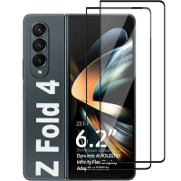 2Pcs Tempered Glass For Samsung Galaxy Z Fold 4 Z Fold 3 Z Fold 5 Z Fold 2 Z Fold 6 Screen Protector Protective Film