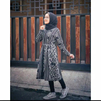 TUNIK Tenun dress tenun - dress etnik tenun baju pesta baju kondangan
