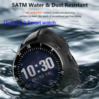 2024 SportS swimming Android 4G LTE Smart Watch Men IP68 Level 50M Waterproof Dual 13MP Camera 1600mAh Smartwatch support Diving