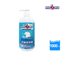 【除垢隊長】奈米銀高效去污抗菌洗衣精1000ml(高效去污/抗菌/海洋香氣/台灣製造)