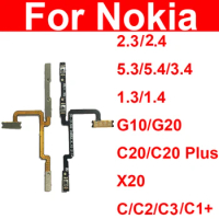 On Off Power Volume Sound Button Flex Cable For Nokia 1.3 1.4 2.3 2.4 3.4 5.3 G10 G20 X20 C C2 C3 C1 Plus C20 Plus C2 2nd