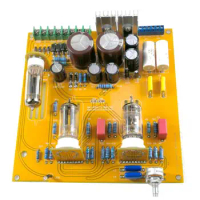 12AX7 (5751) + 12AU7 (5963/5814) Pre-amplifier Board w/6Z4 Rectifier Tube
