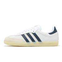 adidas 休閒鞋 Samba OG 男鞋 女鞋 白 海軍藍 德訓鞋 復古 編織 愛迪達 JH5633