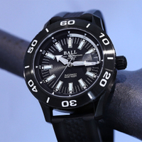 BALL波爾錶 FIREMAN系列 經典潛水機械腕錶 42mm / DM3090A-P4J-BK