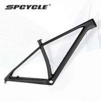 Spcycle 2024 New 29er Carbon MTB Frame 148x12mm Boost BB92 UDH Hanger 15/17/19/21inch Hardtail Mountain Bike Carbon Frame