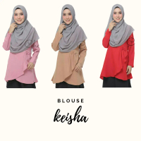 BLOUSE KEISHA , BLOUSE MENYUSU , BLOUSE MURAH , BLOUSE READY STOK , BLOUSE IRON LESS