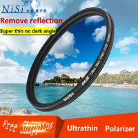 NiSi 77mm CPL Ultra Thin Filter Circular Polarizer Camera Lens Free Shipping for Canon Nikon 24-105 24-70 70-200 17-55 18-300
