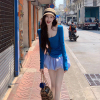 2025 [Foshan 140g bamboo ribbed fabric + nice feel and thin] New style sun-protective long-sleeve ba