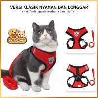 Harness dada kucing dan Tali Hewan Peliharaan Bernapas Aksesoris kucing Harness