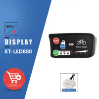 Electric Bicycle Kt-led880 36/48v Ebike Control Panel Cycling E-bike Accessories Scooters Screen Bicycle Display Electric L I0v4