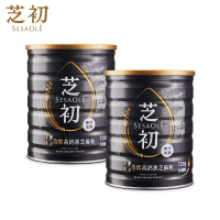 芝初 8倍細高鈣黑芝麻粉720gx2罐組(MOMO獨家販售)無油耗味 餐餐好搭配