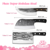 [All Varian] Pisau Dapur Pemotong Daging - Pisau Koki - Pisau Stainless Steel Tebal 2,5mm - 5 mm