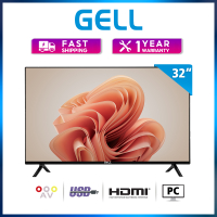 Gell 32 inch LED sale TV flat screen TV 24 inches frameless ultra-slim multi-ports HDMI AV USB