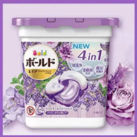 P＆G-碧浪洗衣凝珠抗菌毒除菌去污洗衣球【紫色薰衣草香】1盒x11塊 (平行進口)
