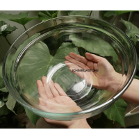 ICHIMEGASTORE Mangkuk JUMBO Sayur Kaca Besar KIG Diameter 25 cm Mangkok Sayur