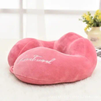 Memory Foam Padding Airplane Travel Office Lunch Break Car Healthcare U-Shaped Magnetic Support Head Pillow