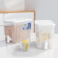 夏季家用帶龍頭涼白冷水壺檸檬水果茶壺冰箱涼水瓶飲料冰桶