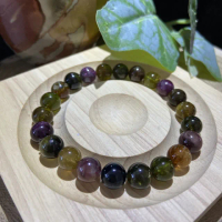 【Cozy 世界水晶原礦與茶】黑美人碧璽 8.3mm 77-5(有強大淨化與避邪的功效)