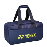 Yonex High-quality PU Leather New Badminton Racket Sports Bag Tennis Racket Bag Portable Durable Large Capacity Unisex