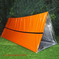 Emergency Sleeping Bag, Waterproof PE Survival Sleeping Bag Lightweight Thermal Emergency Bivvy Bag for Camping Drop Shipping