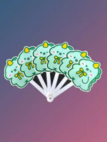 BLISG KIPAS TANGAN LIPAT KOREA LUCU MOTIF ANIMASI FANCY / KIPAS TANGAN LIPAT KOREA KAWAI DINO