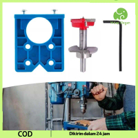 Template Bor Engsel 35mm Hinge Hole Jig Lubang Bor Engsel Sendok Bor Drill Guide Presisi