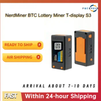 Nerdminer v2 Firmware 1.6.3 Original Board T-display S3 Hashrate 78K/S BTC Lottery Solo Miner Nerd Miner