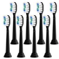 8 Pcs Replacement Toothbrush Heads Compatible with Philips Sonicare Diamond Clean Electric Brush Head Hx6920 4100 5100 6100 1100