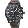 Citizen 星辰 CA0695-17E ECO-DRIVE 大錶徑光動能計時皮錶