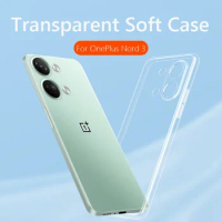 Simple Slim Soft TPU Transaprent Clear Phone Case On For OnePlus Nord 3 Nord3 5G Cover