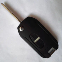 DAKATU 5PCS Modified Flip Remote Car Key Shell for Mitsubishi New ASX GRANDIS Outlander LANCER-EX Right Blade 2 Button Fob Case