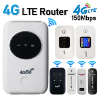 H808 150Mbps 4G LTE Router Portable Wireless LTE WiFi Mobile Hotspot 3200mAh Wireless Router Wide Coverage with SIM Card