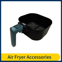 Original Air Fryer Accessories For Philips HD9257 Baking Basket Handle Oil Tray Frying Basket Accessories
