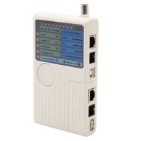RJ11 RJ45 USB BNC LAN Network Cable Tester Remote LAN Cables Tracker Detector 4 in 1 Fast Tester