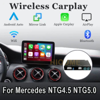 Wireless Carplay&amp;Android Auto For Mercedes Benz E-Class W212 E Coupe C207 2011-2015 With AirPlay Mirror Link navigation