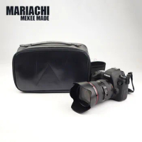 Genuine Leather DSLR Waterproof Photo Camera Bag Case For SONY RX1 A6000 A5100 A5400 A6400 A6100 A6300 for pentax kp k70 ks2 k50